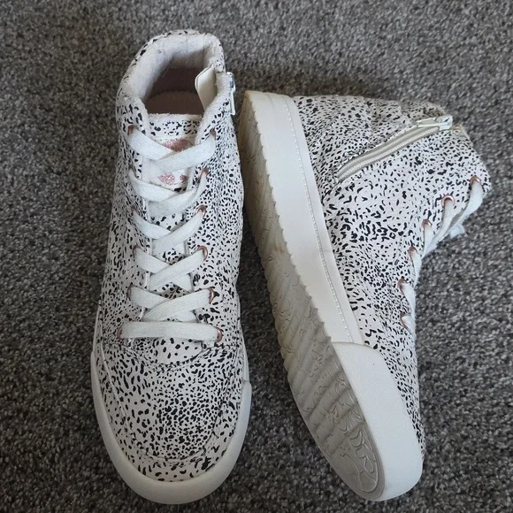 Pre-owned Womens Roxy Surf Roxy Mid High Top Sneaker Shoes Sz 8 - Picture 2 of 11